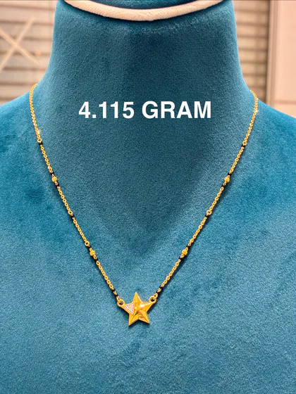 Lightweight Mangalsutra, design KJ-0258